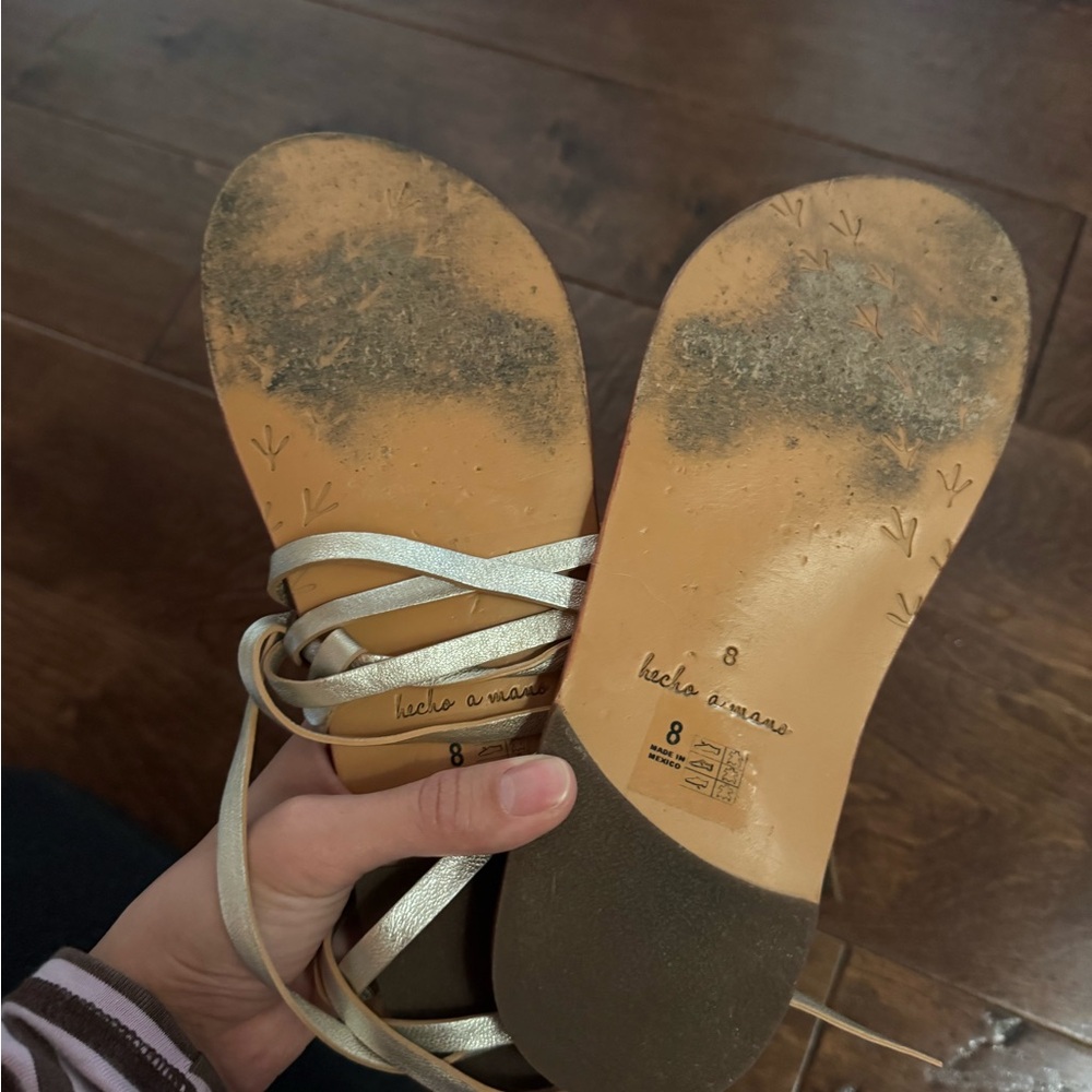 beek Leather lace up Sandals - Picture 2 of 3